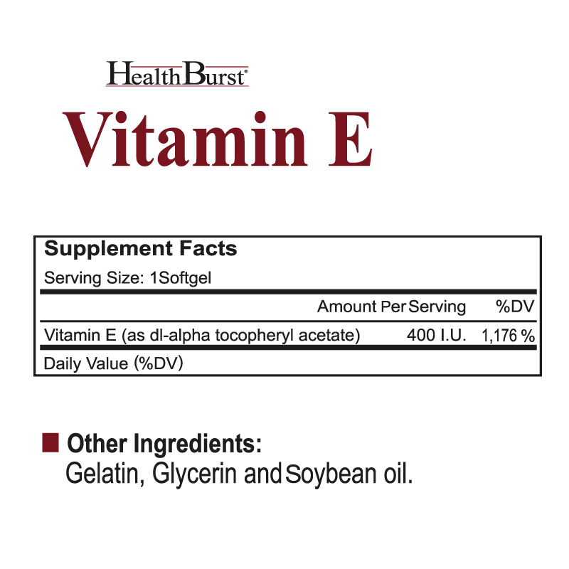 Vitamin E 400 I.U facts