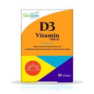 سافت ژل ویتامین D3-1000 ویتاتایم