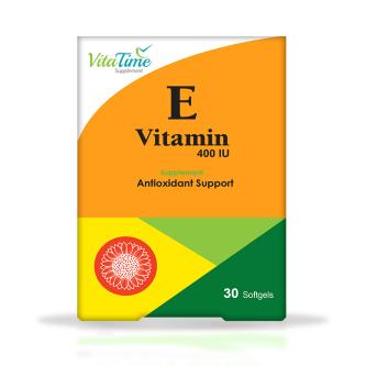 سافت ژل ویتامین E400 IU ویتاتایم 